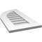 Ekena Millwork Quarter Round Top Left Surface Mount PVC Gable Vent w/ 3-1/2"W x 1"P Standard Frame, 14"W x 28"H GVPQL14X2801SN - alternate 4